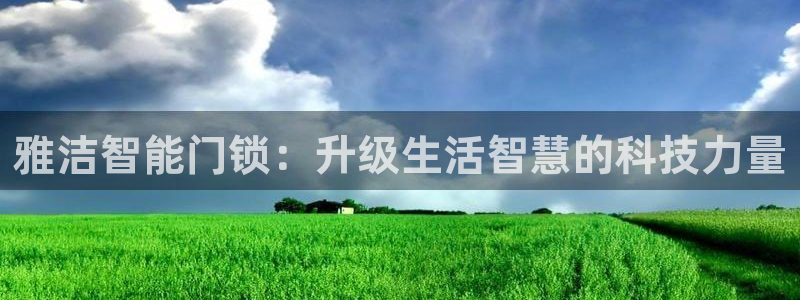 开丰娱乐注册登录：雅洁智能门锁：升级生活智慧的科技力量
