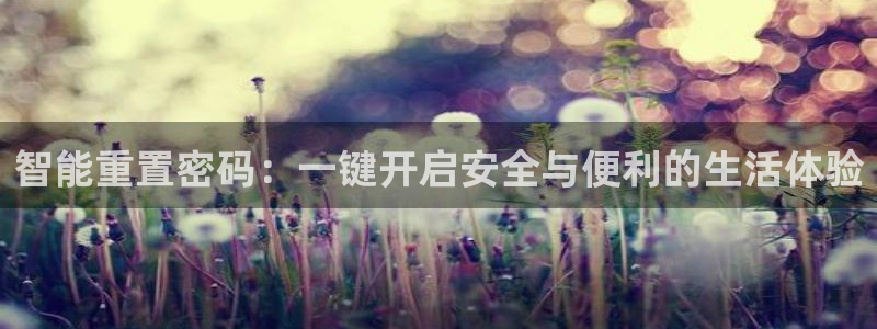 开丰娱乐登入地址在哪查：智能重置密码：一键开启安全与便利的生