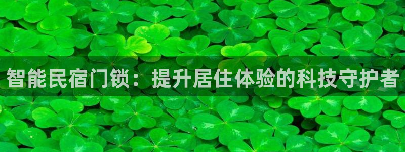 开丰娱乐官网平台下载：智能民宿门锁：提升居住体验的科技守护者