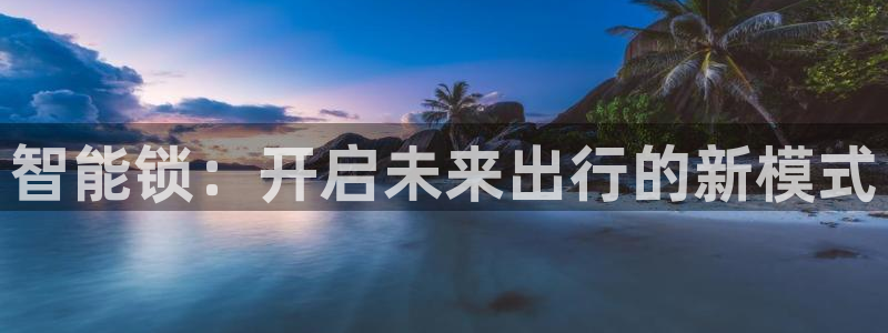 开丰娱乐网站官网首页：智能锁：开启未来出行的新模式