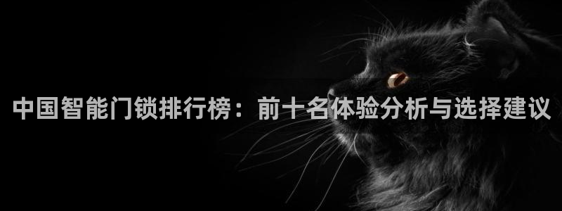 开丰娱乐若七九九：中国智能门锁排行榜：前十名体验分析与选择建