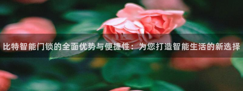 开丰娱乐巾67五壹叁八：比特智能门锁的全面优势与便捷性：为您