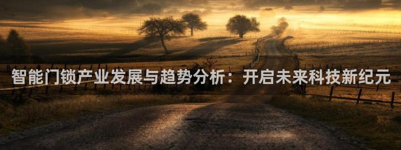 开丰娱乐：智能门锁产业发展与趋势分析：开启未来科技新纪元