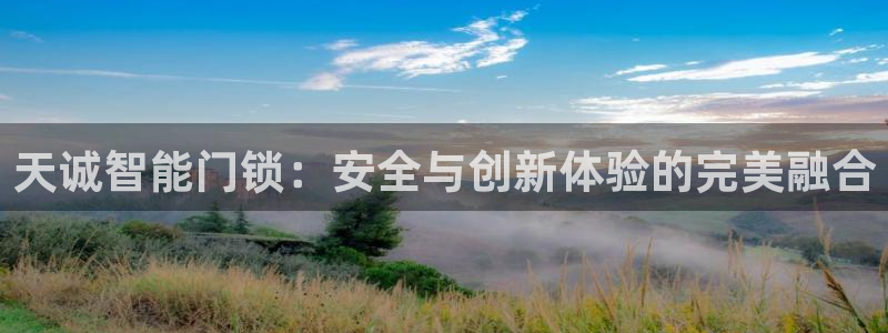 开丰娱乐官网最新消息：天诚智能门锁：安全与创新体验的完美融合