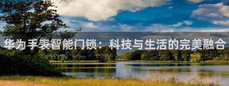 开丰娱乐平台地址查询：华为手表智能门锁：科技与生活的完美融合